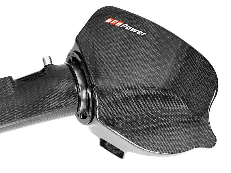 aFe Black Series Carbon Fiber CAIS w/Pro 5R Filter 16-18 BMW M2 (F87) L6-3.0L - Additional View 9