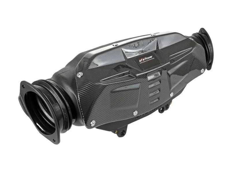 aFe Black Series Carbon Fiber Pro 5R Air Intake System 2020 Chevrolet Corvette C8 V8 6.2L - Back View