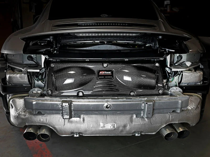 aFe Black Series Cold Air Intake 12-15 Porsche Carrera/Carrera S 3.4L/3.8L - Side View