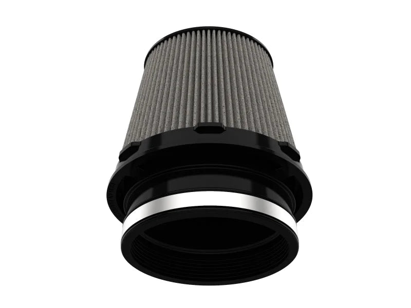 aFe Black Series Replacement Filter w/ Pro DRY S Media 4.5x3IN Fx6x5IN Bx5x3-.75 Tx7IN H - (Pair) - Back View