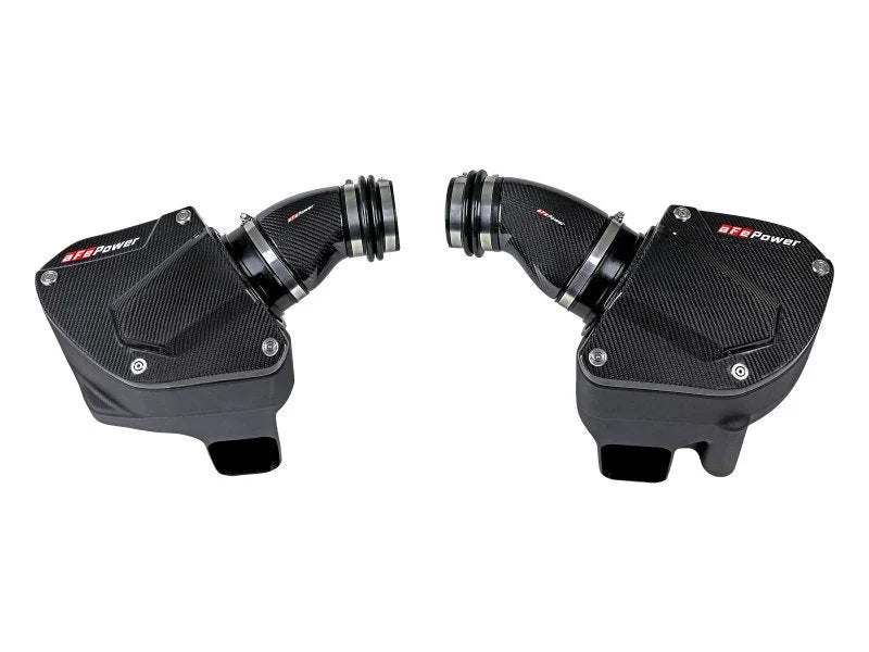 aFe Black Series Stage-2 Carbon Fiber Cold Air Intake System w/ Pro DRY S Media - 18-19 BMW M5 (F90) - Additional View 5
