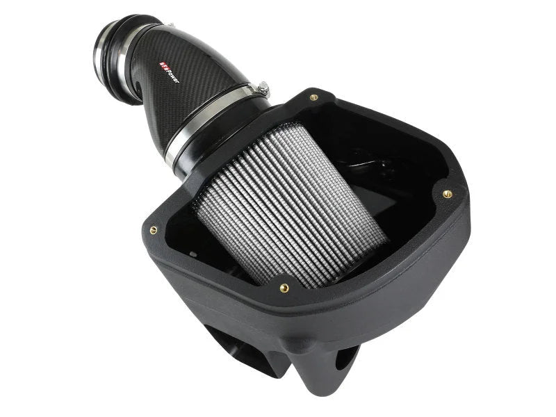 aFe Black Series Stage-2 Carbon Fiber Cold Air Intake System w/ Pro DRY S Media - 18-19 BMW M5 (F90) - Additional View 6