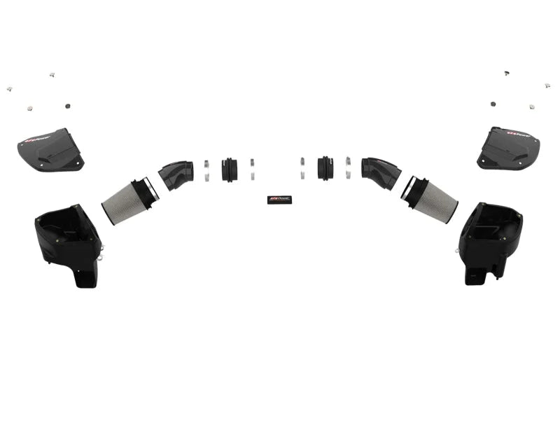 aFe Black Series Stage-2 Carbon Fiber Cold Air Intake System w/ Pro DRY S Media - 18-19 BMW M5 (F90) - Additional View 14