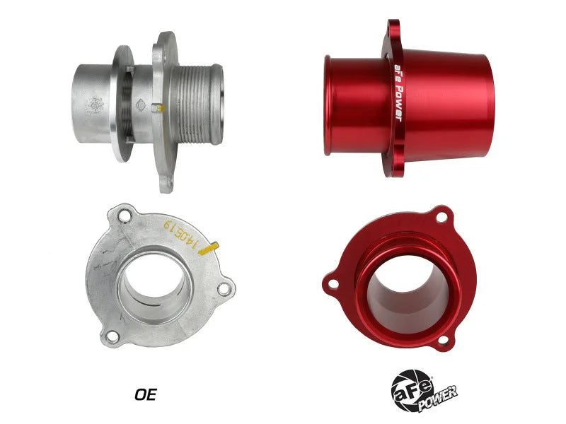 aFe BladeRunner 15-20 VW GTI Turbo Muffler Delete for OE Charge Pipe - Red - Additional View 7
