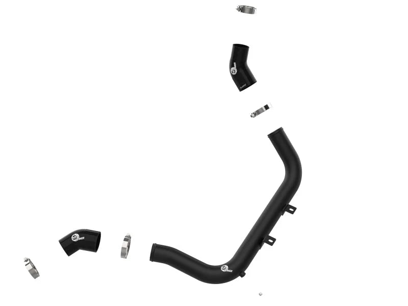 aFe BladeRunner 2-1/4 IN Aluminum Hot Charge Pipe Black 17-20 Hyundai Elantra GT L4-1.6L (t) - Additional View 6