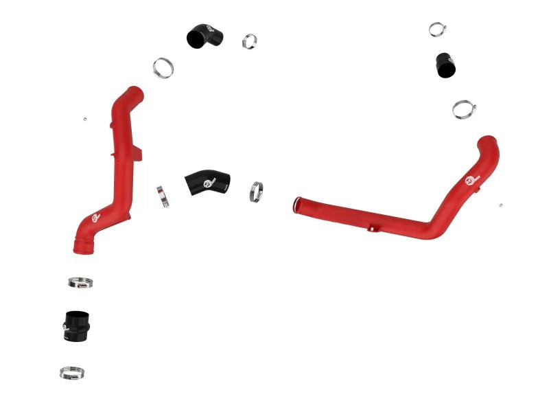 aFe BladeRunner 2 1/4in Intercooler Hot Side Charge Pipe 22-23 Ford Explorer V6-3.0L (tt) - Red - Additional View 6