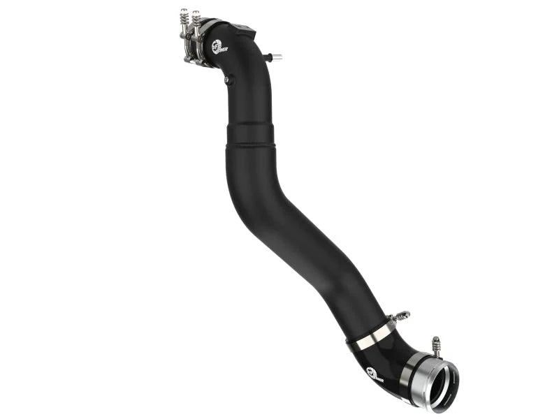 aFe BladeRunner 21-22 Ford F-150 Ecoboost V6-3.5L(tt) Aluminum Hot and Cold Charge Pipe Kit Black - Additional View 9
