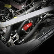 Load image into Gallery viewer, aFe BladeRunner 22-23 Kia Stinger L4-2.5L (t) Aluminum Hot and Cold Charge Pipe Kit - Red - Side View