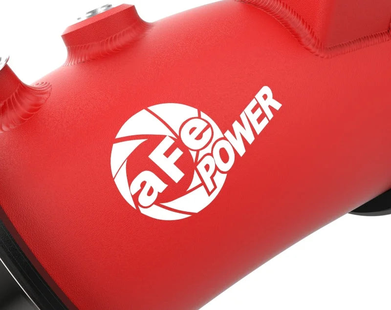 aFe BladeRunner 22-23 Kia Stinger L4-2.5L (t) Aluminum Hot and Cold Charge Pipe Kit - Red - Additional View 5