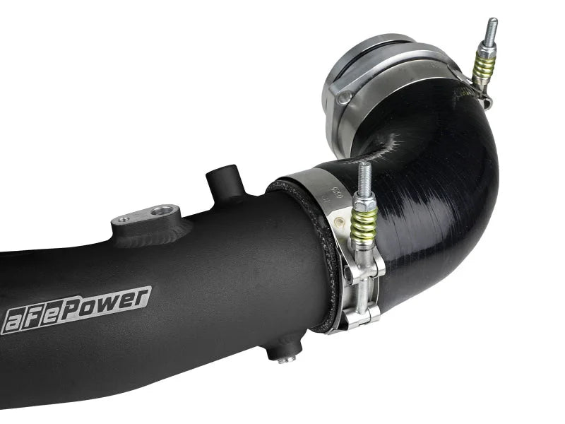 aFe BladeRunner 2.5-3in Hot Side Charge Pipe Black 20-21 BMW Z4 M40i (G29) L6-3.0L (t) B58 - Additional View 5