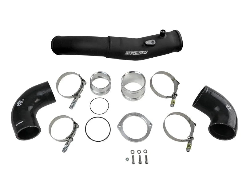 aFe BladeRunner 2.5-3in Hot Side Charge Pipe Black 20-21 BMW Z4 M40i (G29) L6-3.0L (t) B58 - Additional View 6