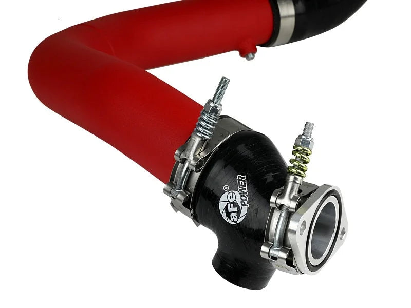 aFe BladeRunner 2.5in Aluminium Hot Side Charge Pipe 15-20 Subaru WRX 2.0T - Red - Additional View 6