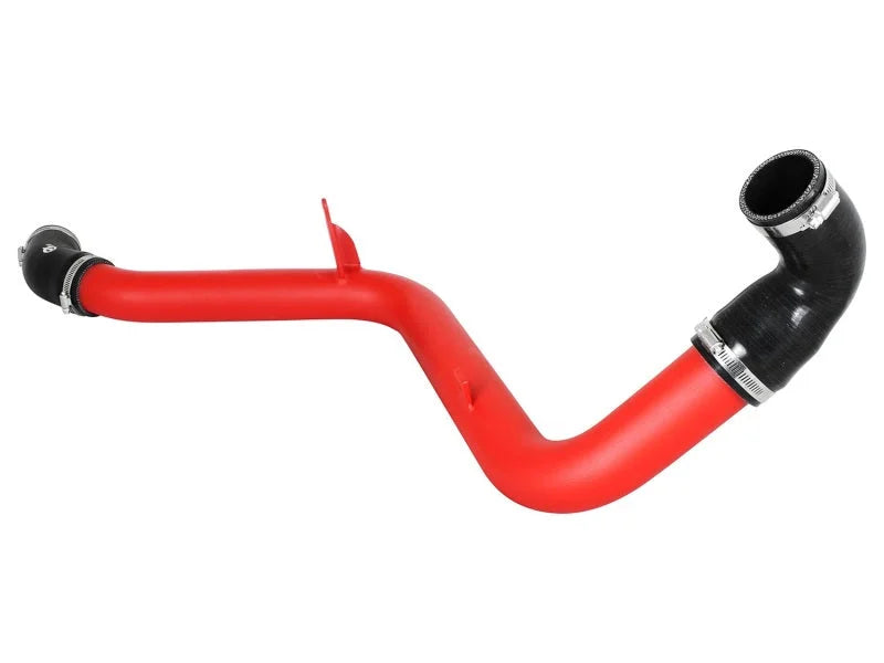 aFe BladeRunner 2.5in Red Intercooler Tube Hot Side 12-16 Ford Focus ST 2.0L (t) - Side View