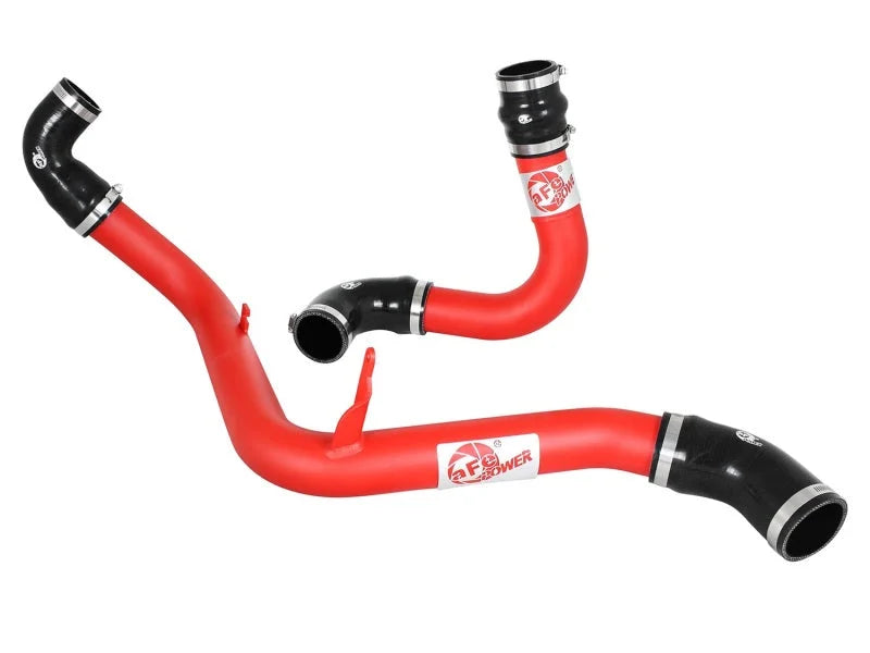 aFe BladeRunner 2.5in Red Intercooler Tubes Hot and Cold Side 12-16 Ford Focus ST 2.0L (t) - Main Product View