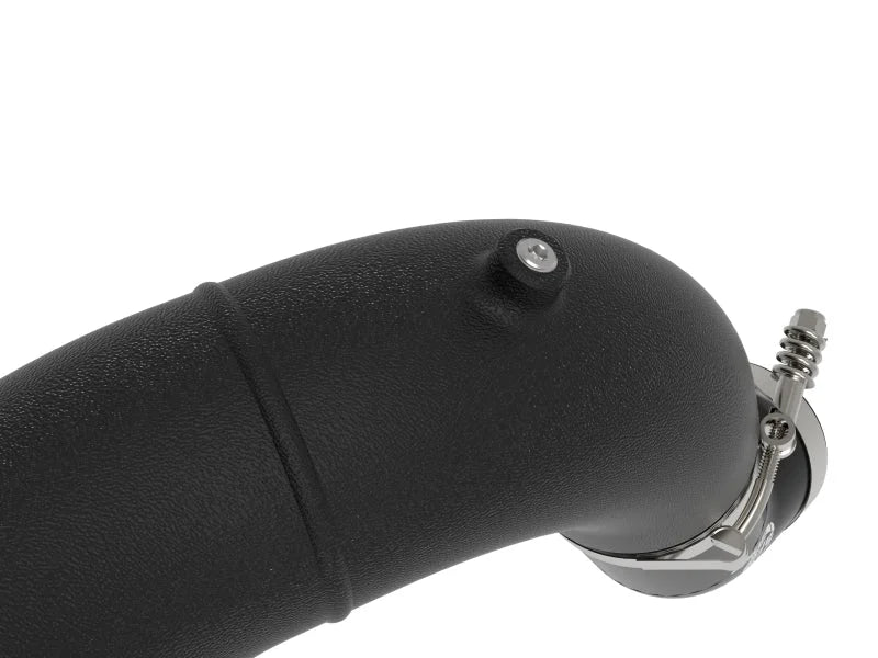 aFe BladeRunner 3-1/2in Aluminum Cold Charge Pipe Black (td) fits 2025-2026 RAM 2500 Big Horn, 2500 LARAMIE, 2500 LIMITED,...