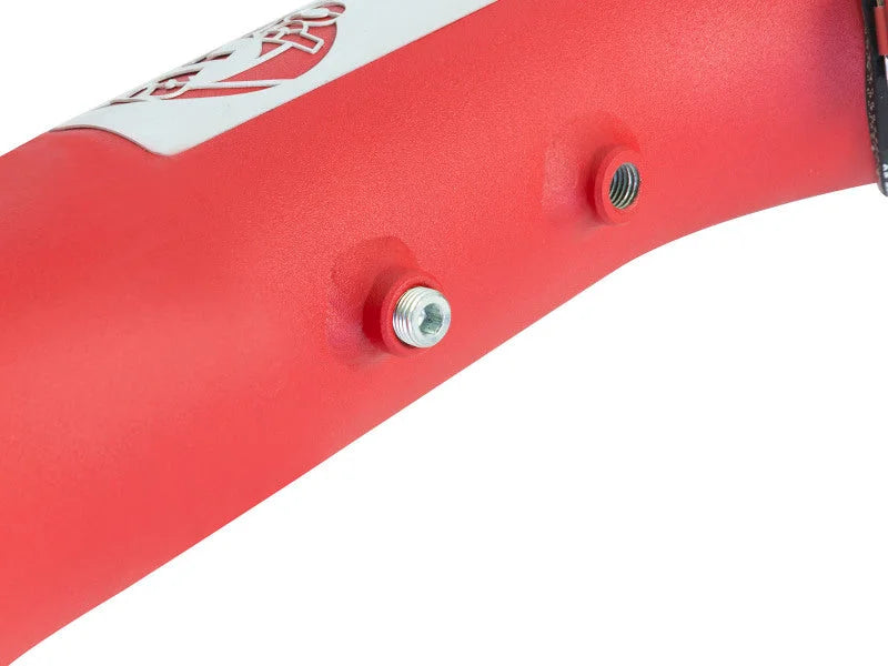aFe BladeRunner 3in Red IC Tube Cold Side w/ Coupling & Clamp Kit 2016 GM Colorado/Canyon 2.8L - Installation View