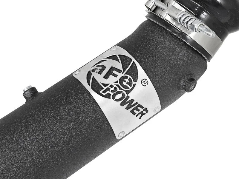 aFe BladeRunner 3in/3-1/2in Black Intercooler Tubes Hot/Cold 2017 GM Diesel Trucks V8 6.6L (td) L5P - Additional View 5