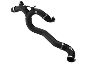 aFe BladeRunner Aluminum Hot Charge Pipe - Black fits 2019-2026 Genesis G70 V6 3.3L (tt) - Main Product View