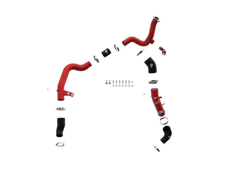 aFe BladeRunner Aluminum Hot & Cold Charge Pipe Kit - Installation View