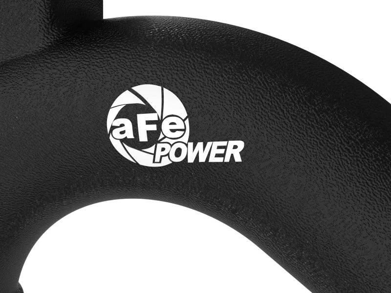 aFe BladeRunner Aluminum Hot/Cold Charge Pipe Kit - Red fits 2019-2026 Genesis G70 V6 3.3L (tt) - Back View