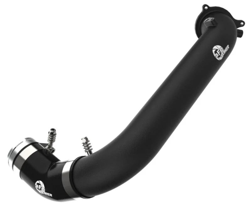 aFe BladeRunner Black 2-3/4in Aluminum Charge Pipe 2021 Toyota Supra GR (A90) I4-2.0L (t) B48 - Additional View 8