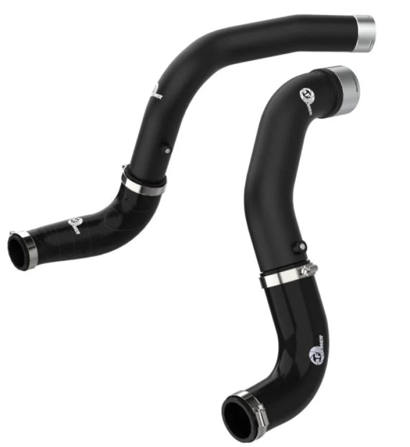 aFe BladeRunner Black 3in Intercooler Hot & Cold Side Pipe Kit 20-21 Jeep Wrangler V6-3.0L (td) - Additional View 8