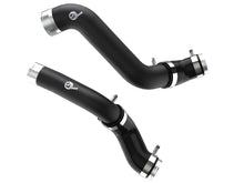 Load image into Gallery viewer, aFe BladeRunner Black Intercooler Hot &amp; Cold Side Tubes Combo 19-20 GM Trucks 1500 L4-2.7L (t) - Main Product View