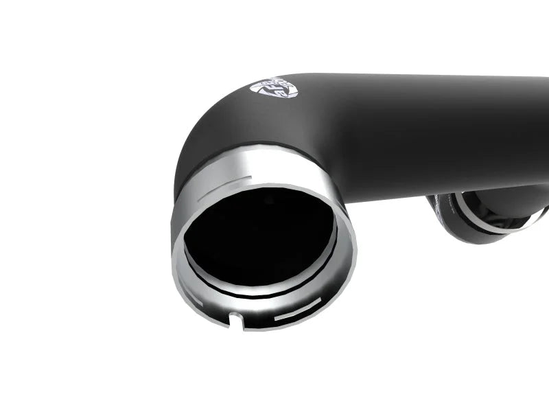 aFe BladeRunner Black Intercooler Hot & Cold Side Tubes Combo 19-20 GM Trucks 1500 L4-2.7L (t) - Additional View 7
