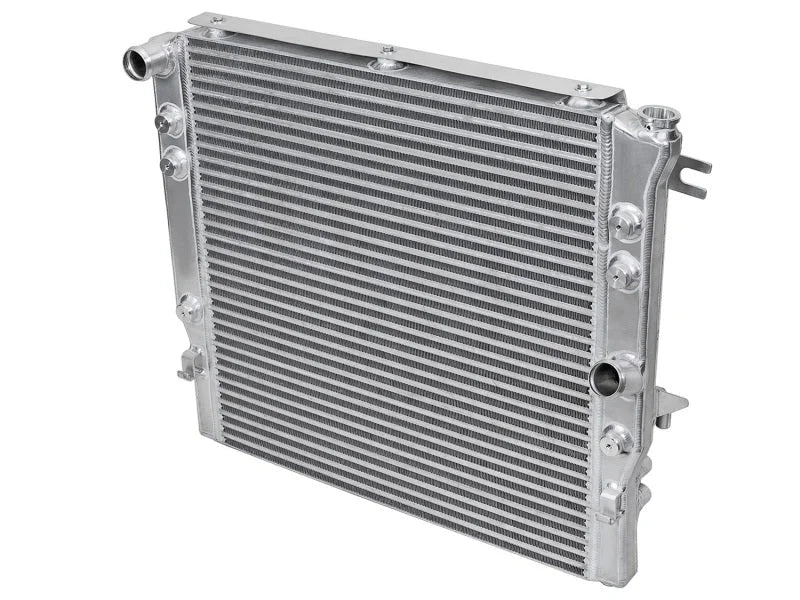 aFe BladeRunner GT Series Bar and Plate Radiator w/ Black Hoses 12-18 Jeep Wrangler (JK) V6 3.6L - Additional View 6