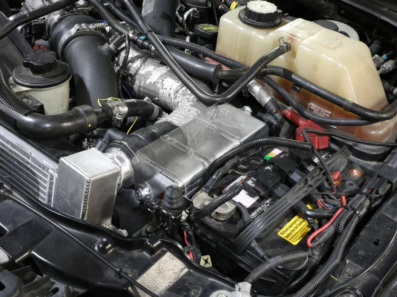 aFe BladeRunner GT Series Intercooler 11-16 Ford Diesel Trucks V8-6.7L (td) - Side View
