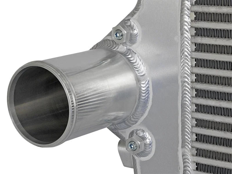 aFe BladeRunner Intercooler w/Tubes 03-07 Ford Diesel Trucks V8 6.0L (td) - Back View