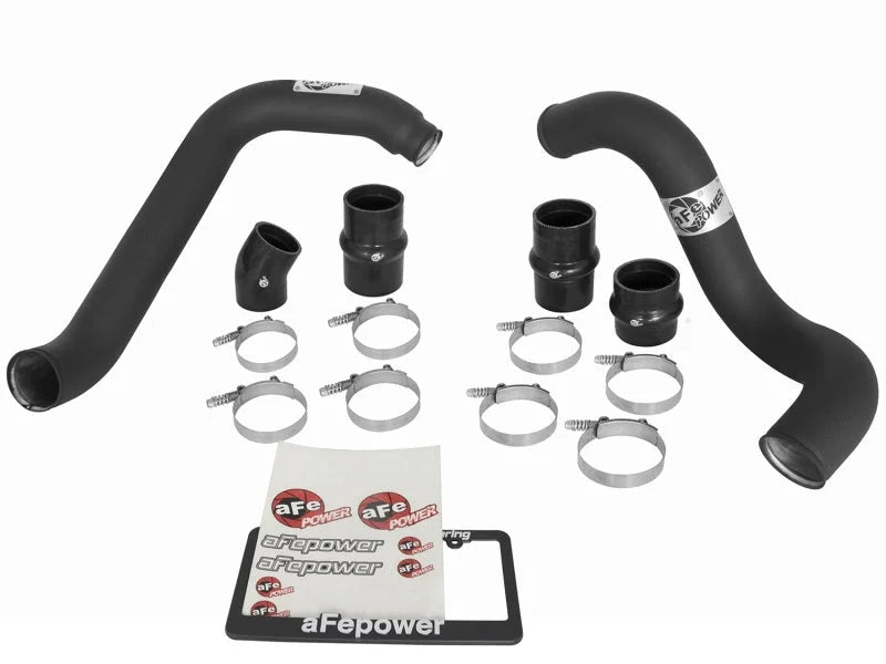 aFe BladeRunner Intercooler w/Tubes 03-07 Ford Diesel Trucks V8 6.0L (td) - Installation View