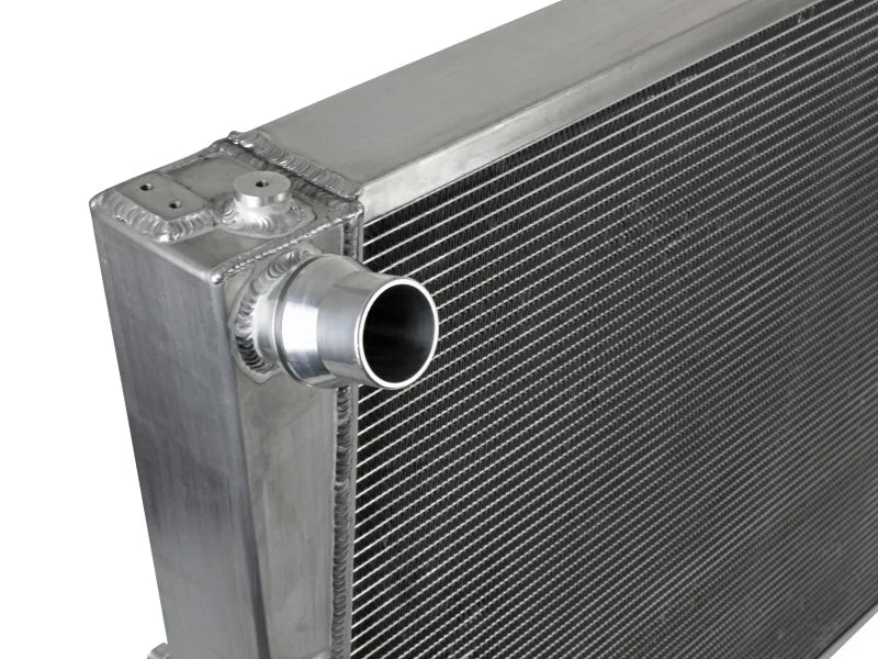 aFe BladeRunner Street Series Aluminum Radiator 08-10 Ford Diesel Trucks 6.4 Liter - Installation View