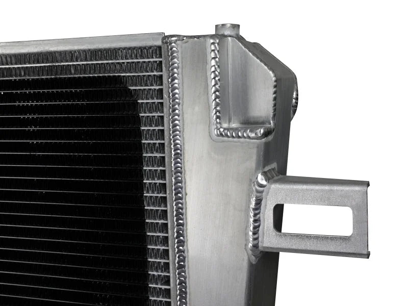 aFe BladeRunner Street Series Tube & Fin Aluminum Radiator 06-10 GM Diesel Trucks 6.6L V8 - Installation View