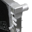 Load image into Gallery viewer, aFe BladeRunner Street Series Tube &amp; Fin Aluminum Radiator 07-18 Jeep Wrangler (JK) V6-3.6L/3.8L - Installation View