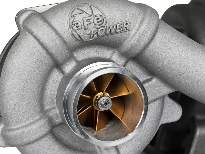 aFe BladeRunner Street Series Turbocharger Ford Diesel Trucks 08-10 V8-6.4L (td) - Installation View