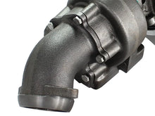 Load image into Gallery viewer, aFe BladeRunner Turbocharger Turbine Elbow Replacement Dodge 98.5-02 5.9L TD - Installation View