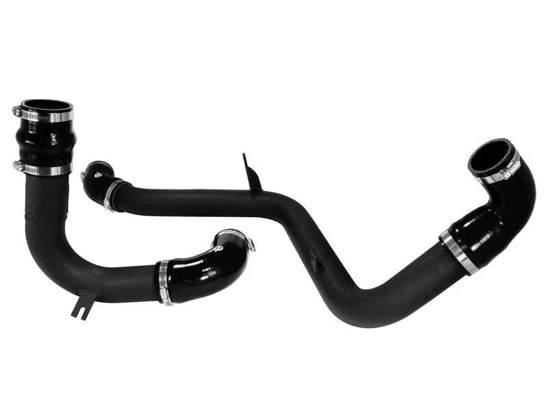 aFe Bladerunner 2.5in Intercooler Hot and Cold Side Tubes, 13-14 Ford Focus ST 2.0L (t) *Black* - Installation View