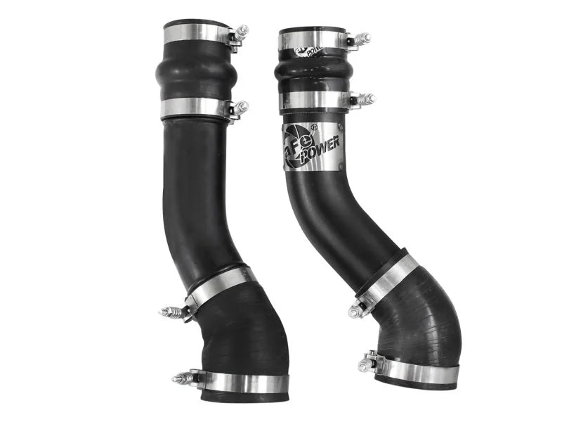 aFe Bladerunner 3 inch Black Intercooler Hot Side Tube Dodge Diesel Trucks 94-02 L6-5.9L - Additional View 5