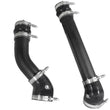 Load image into Gallery viewer, aFe Bladerunner 3 inch Black Intercooler Hot and Cold Side Tubes Dodge Diesel Trucks 94-02 L6-5.9 - Side View