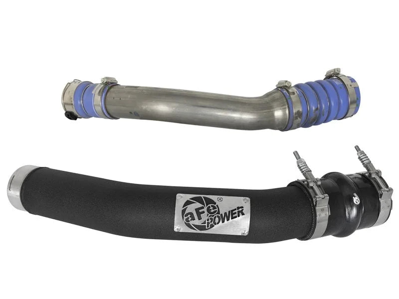 aFe Bladerunner 3in Hot and Cold Side Black Intercooler Tubes 2017 Ford Diesel Trucks V8 6.7L (td) - Additional View 8