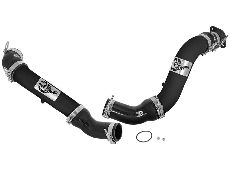 aFe Bladerunner 3in Intercooler Hot and Cold Side Tubes 16-17 Nissan Titan XD V8 5.0L (td) - Main Product View