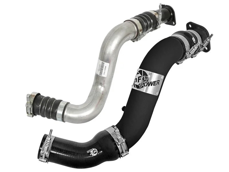 aFe Bladerunner 3in Intercooler Hot and Cold Side Tubes 16-17 Nissan Titan XD V8 5.0L (td) - Additional View 6