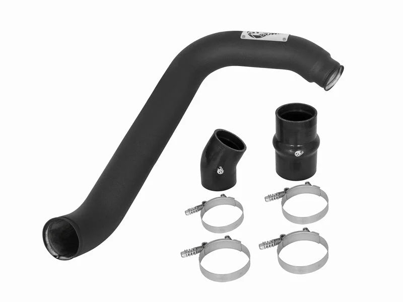 aFe Bladerunner 3in. Intercooler Tube Hot Side 03-07 Ford Diesel Trucks V8-6.0L (td) - Side View