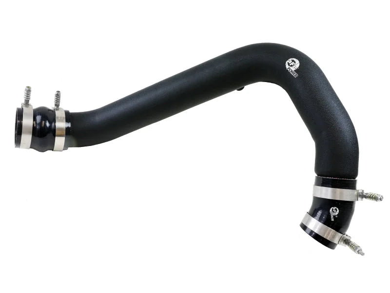 aFe Bladerunner 3in. Intercooler Tube Hot Side 03-07 Ford Diesel Trucks V8-6.0L (td) - Installation View