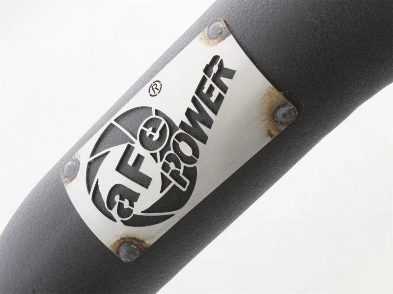 aFe Bladerunner 3in Intercooler Tube Out 11-13 GM Diesel Trucks V8 6.6L (td) LML - Back View