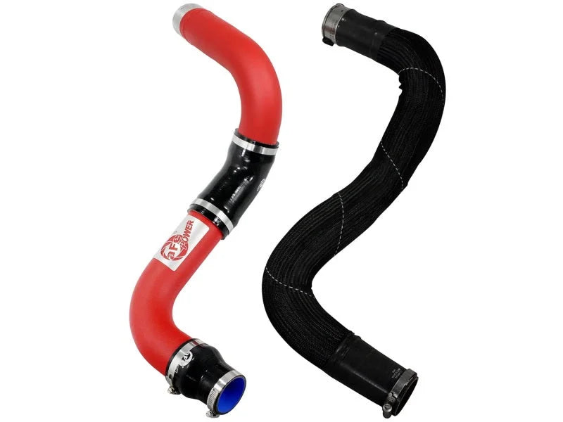 aFe Bladerunner 3in Red Intercooler Cold Side w/ Couplings Ram 1500 EcoDiesel 2014 V6 3.0L - Additional View 6