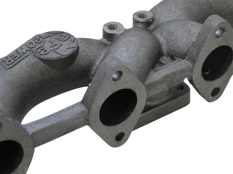 aFe Bladerunner Ductile Iron Manifolds Exhaust Dodge Diesel Trucks 03-07 L6-5.9L (td) - Installation View