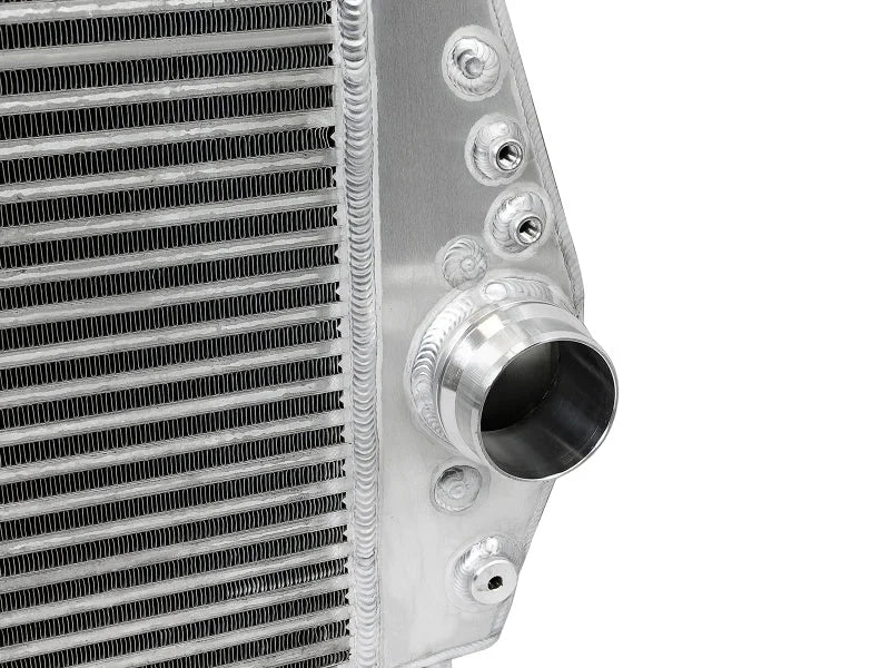 aFe Bladerunner Intercooler 17-18 GM Diesel Trucks V8-6.6L L5P - Back View