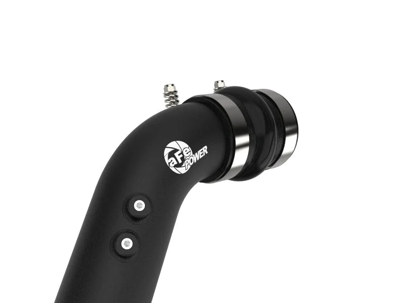 aFe Bladerunner Intercooler 3in Inlet/Outlet Tube 08-10 Ford Diesel Trucks V8 6.4L (td) - Back View